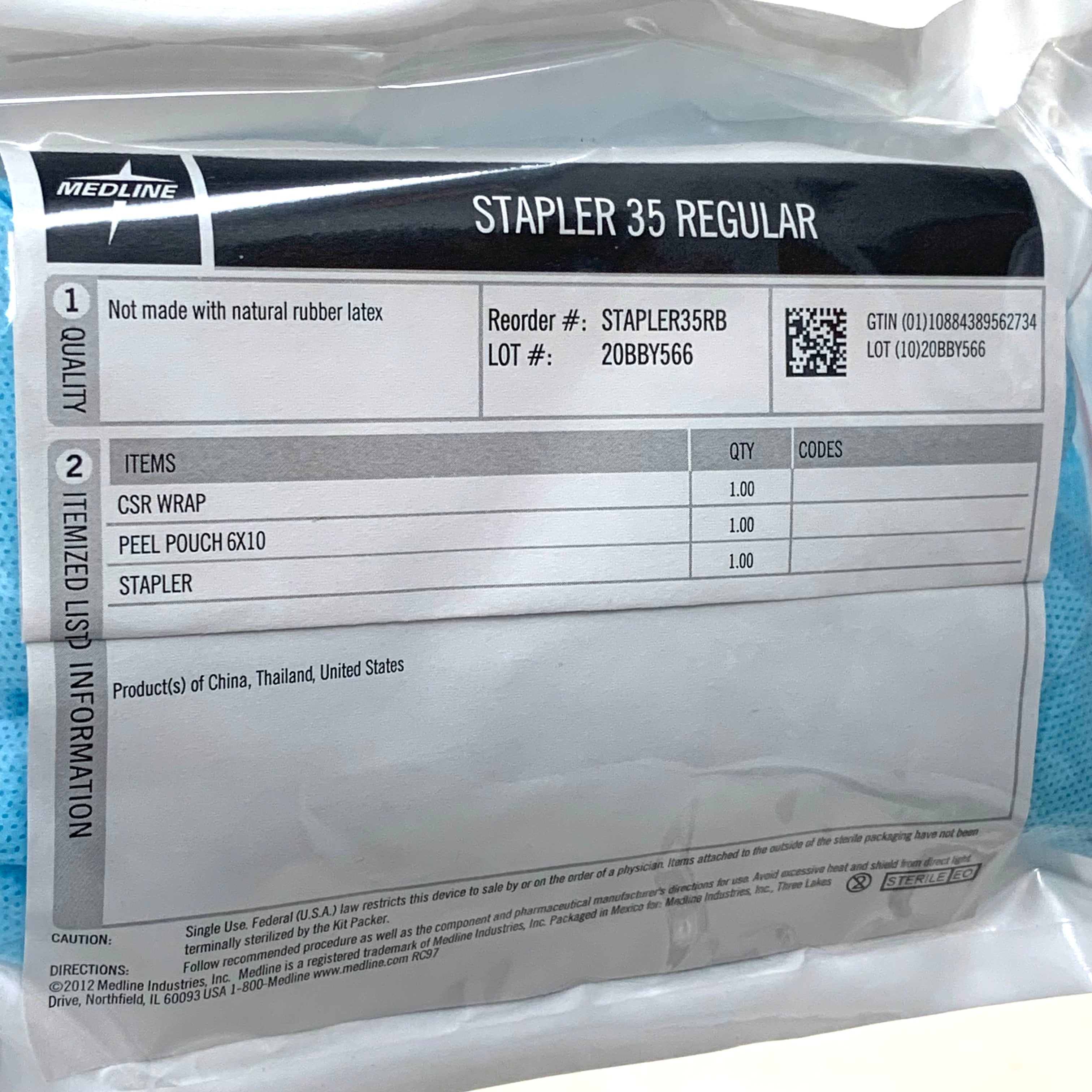 MEDLINE REF STAPLER35RB STAPLER 35 REGULAR
