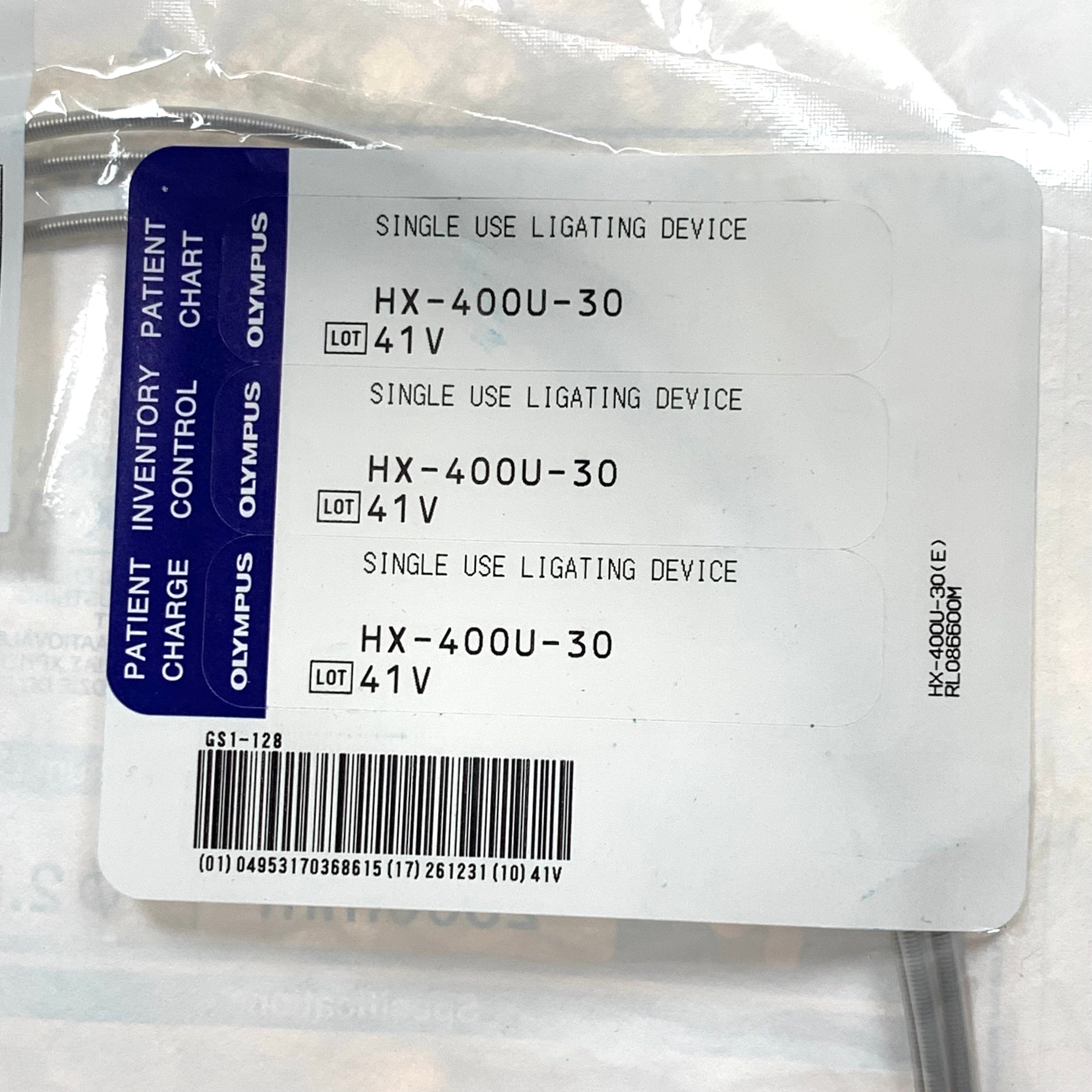 OLYMPUS REF HX-400U-30 Single Use Ligating Device, Exp.2026/12
