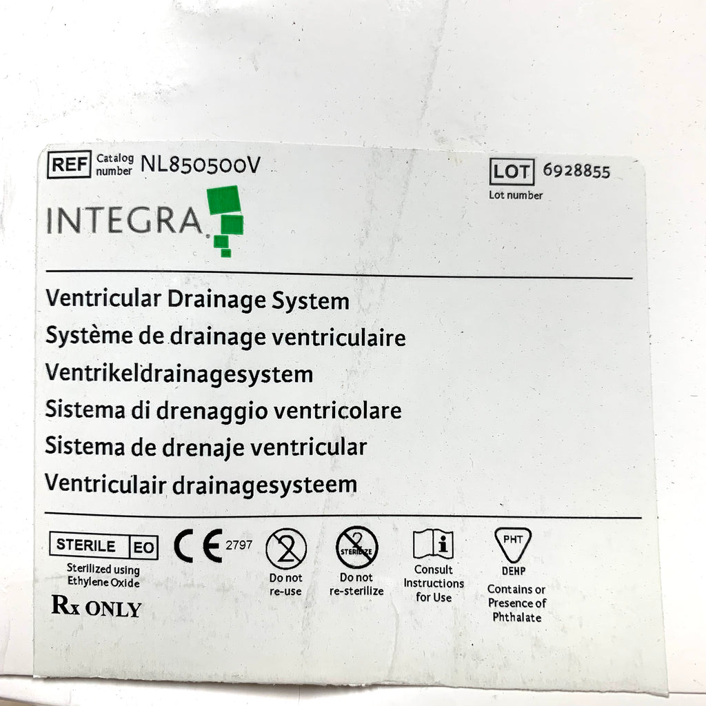 INTEGRA REF NL850500V Ventricular Drainage System, Exp.2025/12