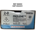 ETHICON 8685H PROLENE Polypropylene biu monofilamento sutura non assorbibile EXP 2024 01