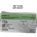 TELEFLEX 79-556 TEVDEK Green Braided PTFE Impregnated Polyester Fiber Nonabsorbable Surgical Suture 1 X 30 Inches (75 cm) EXP 2025 07