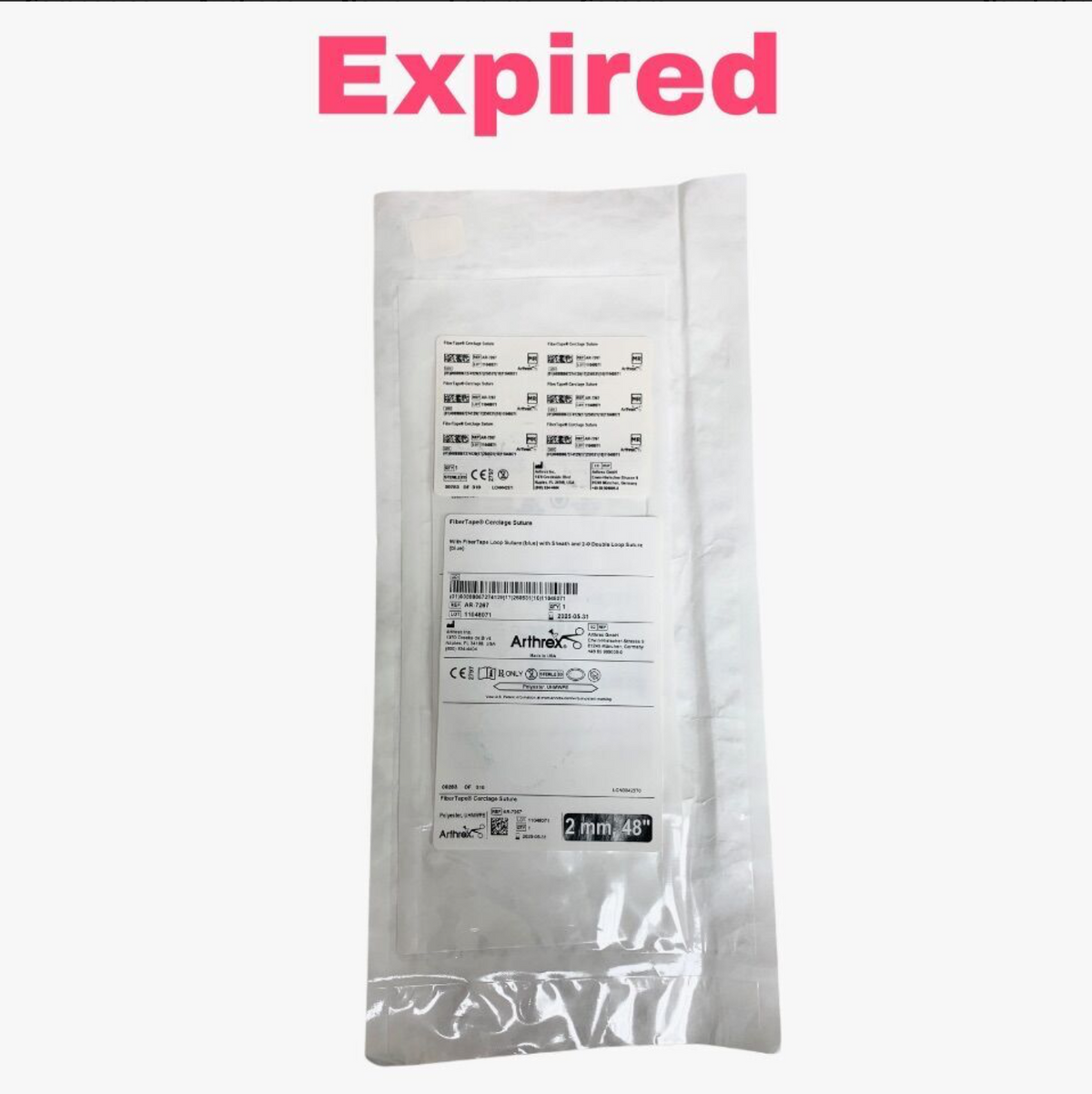 ARTHREX AR-7267 Fiber Tape Cerclage Suture EXP 2025 05