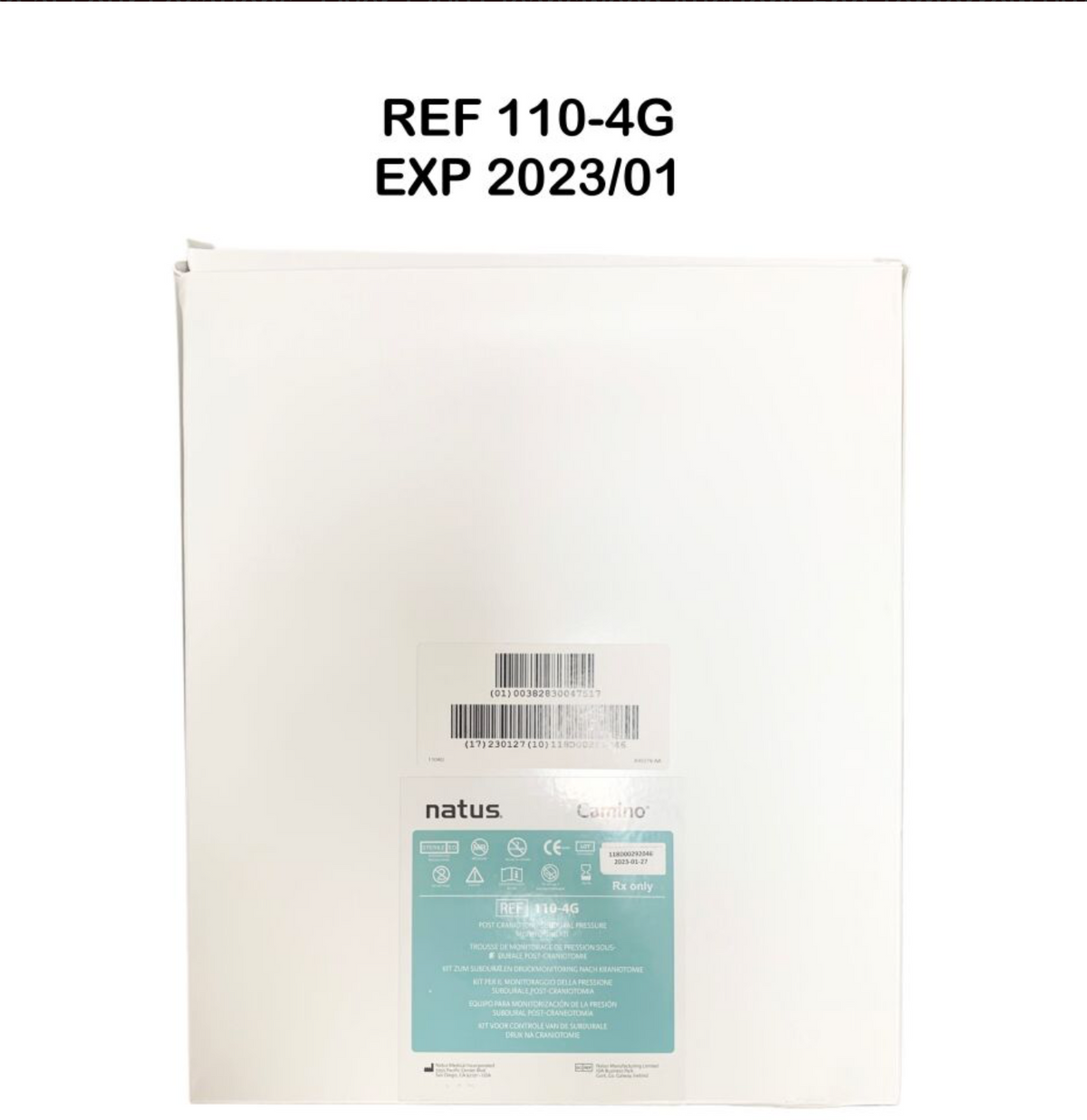 NATUS MEDICAL 110-4G POST CRANIOTOMY SUBDURAL PRESSURE MONITORING KIT EXP 2023 01
