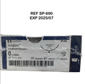 COVIDIEN SP-690 Surgipro Monoflament Polypropylene 0 35 Metric 30" 75 cm BLUE SUTURE EXP 2025 07