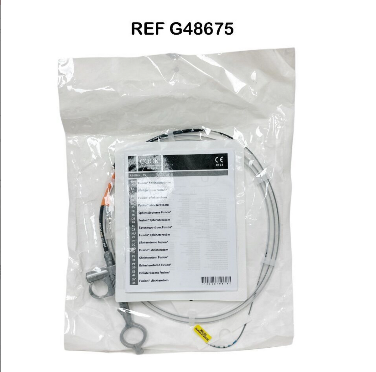 COOK MEDICAL G48675 Fusion OMNI Sphincterotome 5.5Fr × 260 cm DomeTip Endoscopic Cannulation Catheter EXP 2025 02