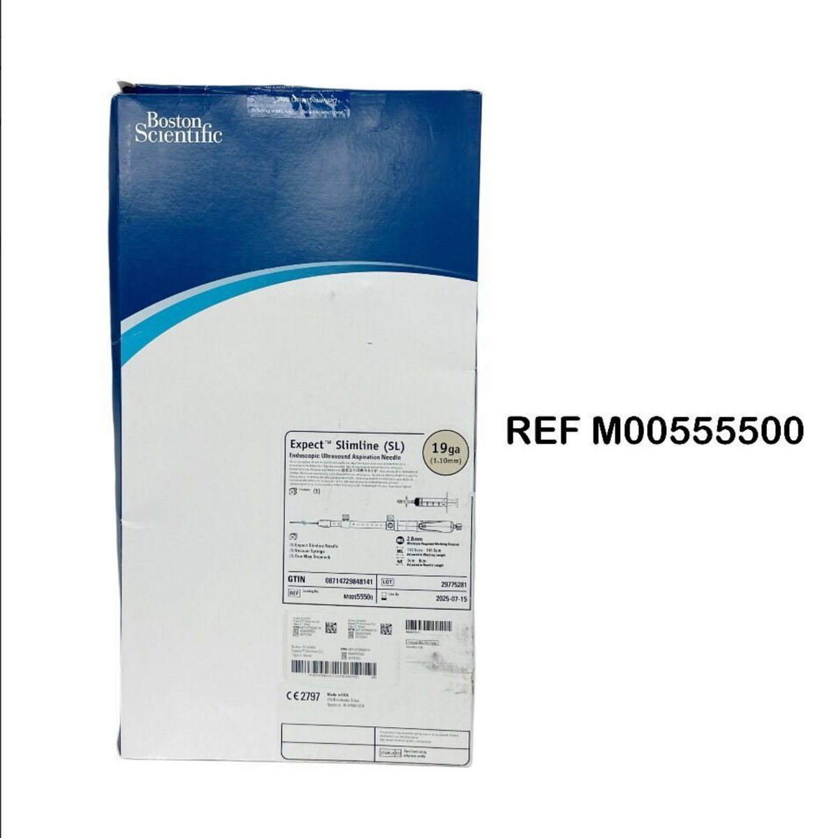 BOSTON SCIENTIFIC M00555500 Expect Slimline 19 Ga Endoscopic Ultrasound Aspiration Needle EXP 2025 07