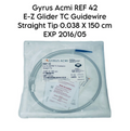 GYRUS ACMI 42 E-Z Glider TC Guidewire Straight Tip 0.038 X 150 cm ( 4/BOX) EXP 2016 05