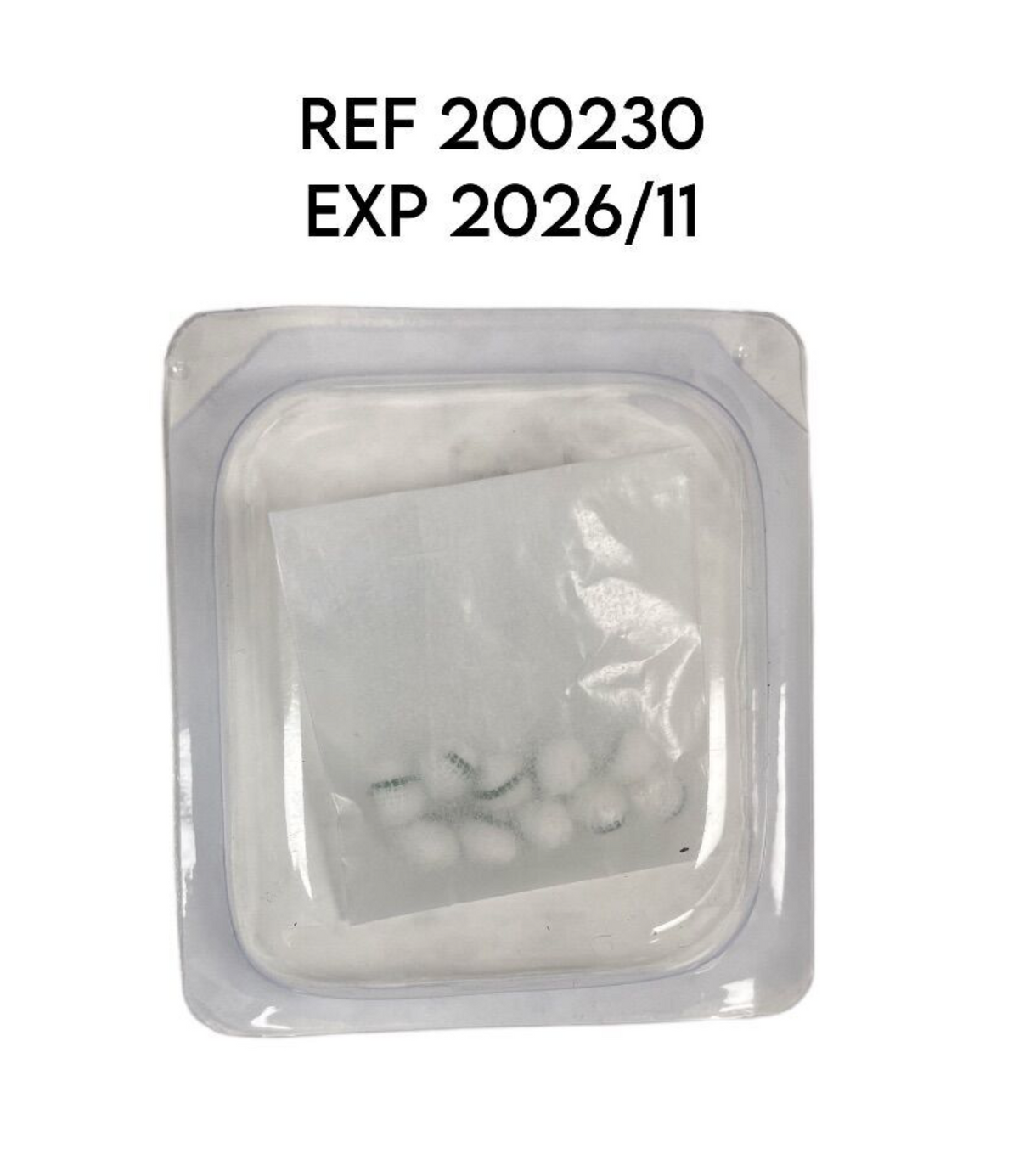 TELEFLEX MEDICAL 200230 ROSEBUDS (COTTON), 1/4 X-RAY DETECTABLE COTTON GAUZE 10/PACK EXP 2026 11
