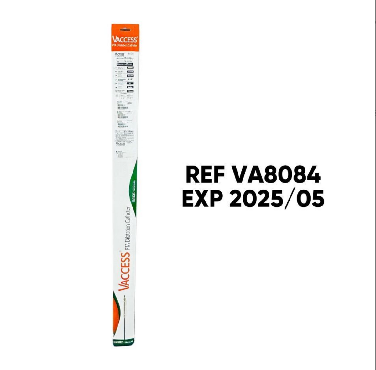 BARD VA8084 VACCESS PTA Dilatation Catheter 8mm x 40mm EXP 2025 05