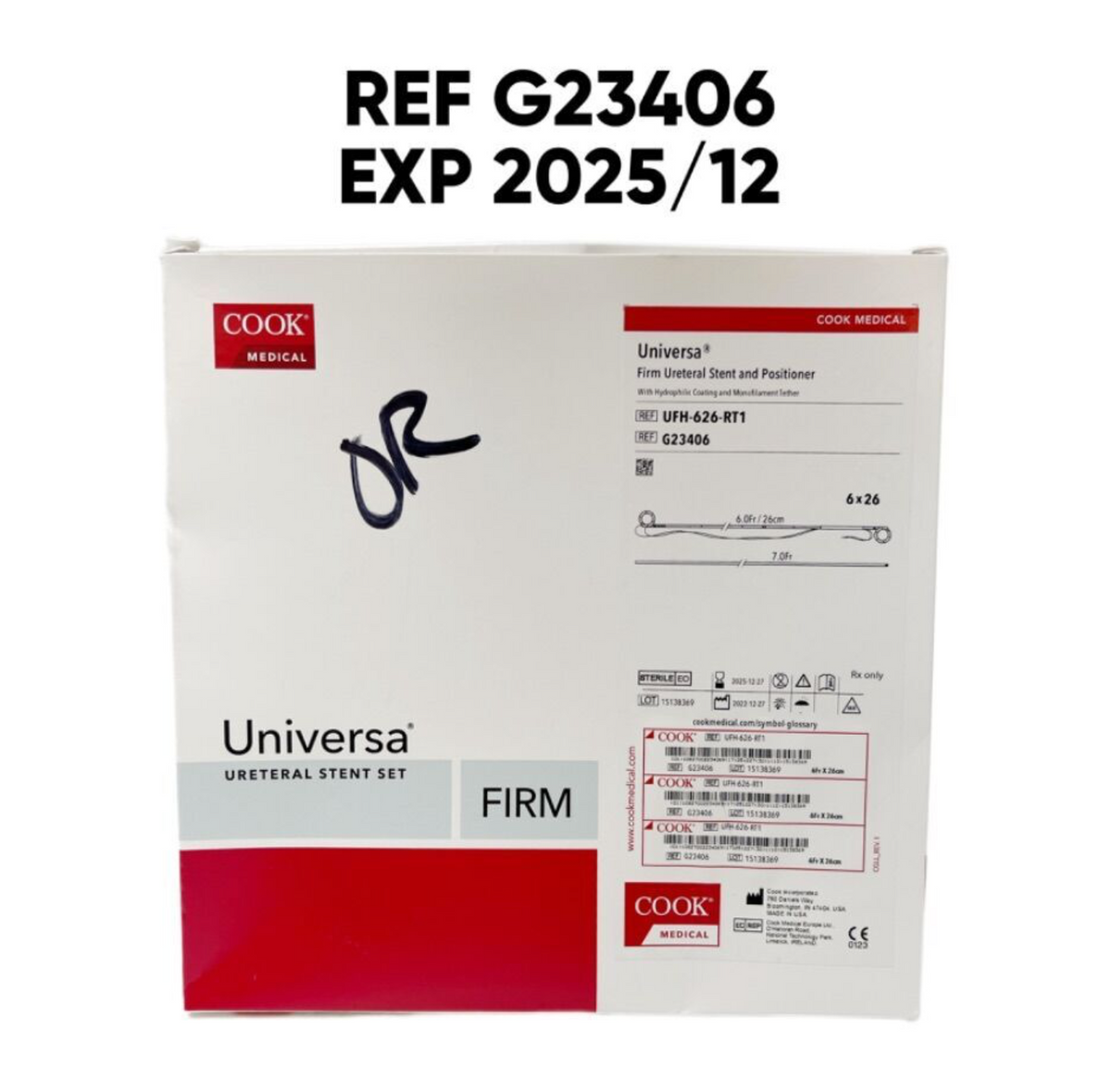COOK MEDICAL G23406 Universa Firm Ureteral Stent and Positioner EXP 2025 12