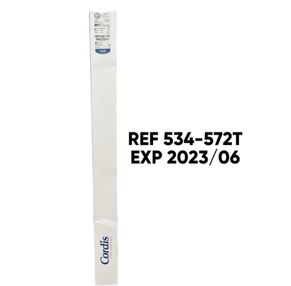 CORDIS 534-572T INFINITI THRULUMEN 5F DIAGNOSTIC CATHETER 100CM LCB EXP 2023 06 (5/BOX)