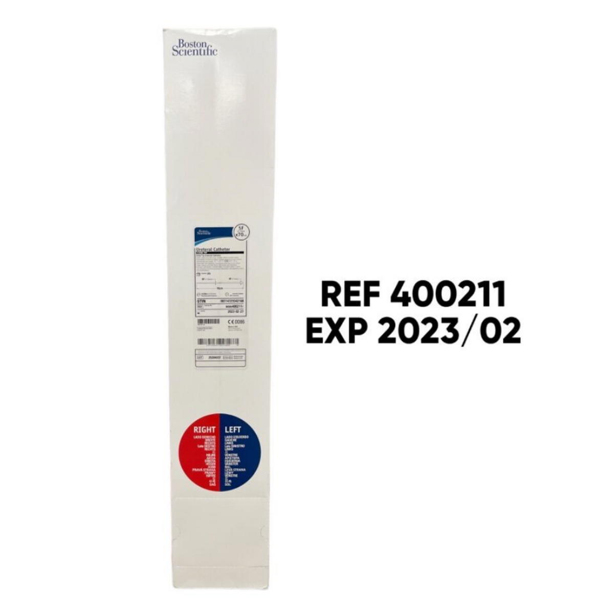 BOSTON SCIENTIFIC 400211 Ureteral Catheter CONE TIP Cone Tip Ureteral Catheter 5F (1.7mm) x 70 cm (20/BOX) EXP 2023 02
