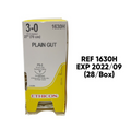 ETHICON 1630H PLAIN GUT 1630H PS-2 19 mm 3/8c Reverse Cutting 3-0 (3.0 metric) 27