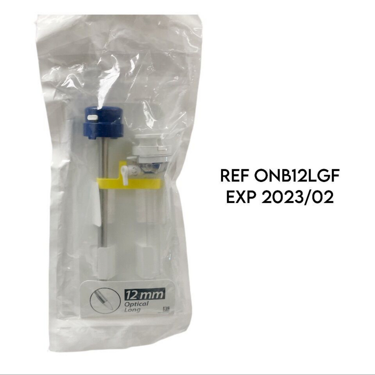 COVIDIEN ONB12LGF VersaOne Optical Trocar with Fixation Cannula 12 mm Long EXP 2023 02