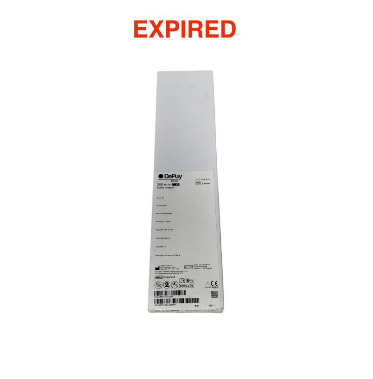 DEPUY 251721 Suture Grasper 30 Degree EXP 2024 05