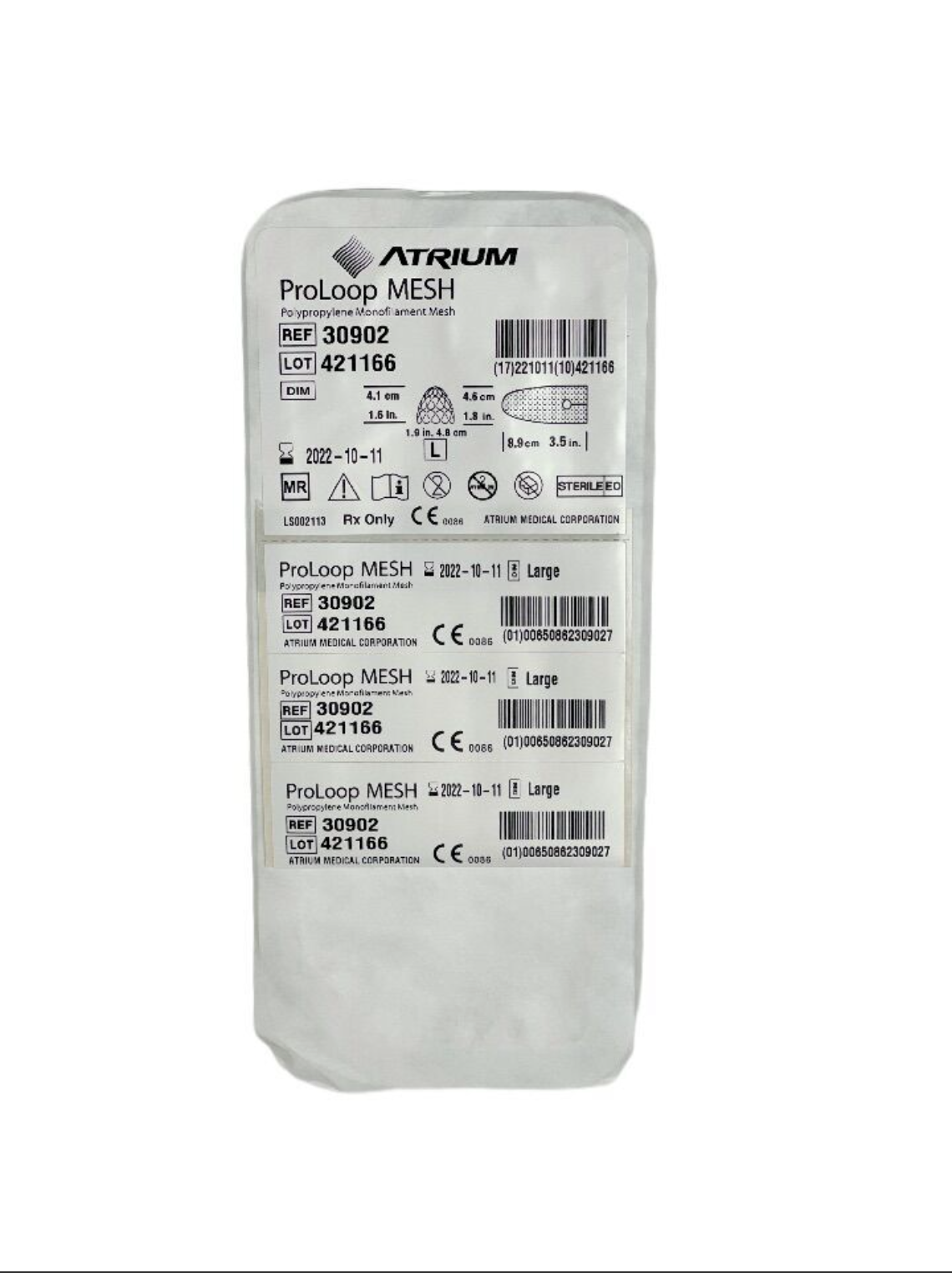 ATRIUM 30902 ProLoop MESH Polypropylene Monofilament Mesh EXP 2022 10