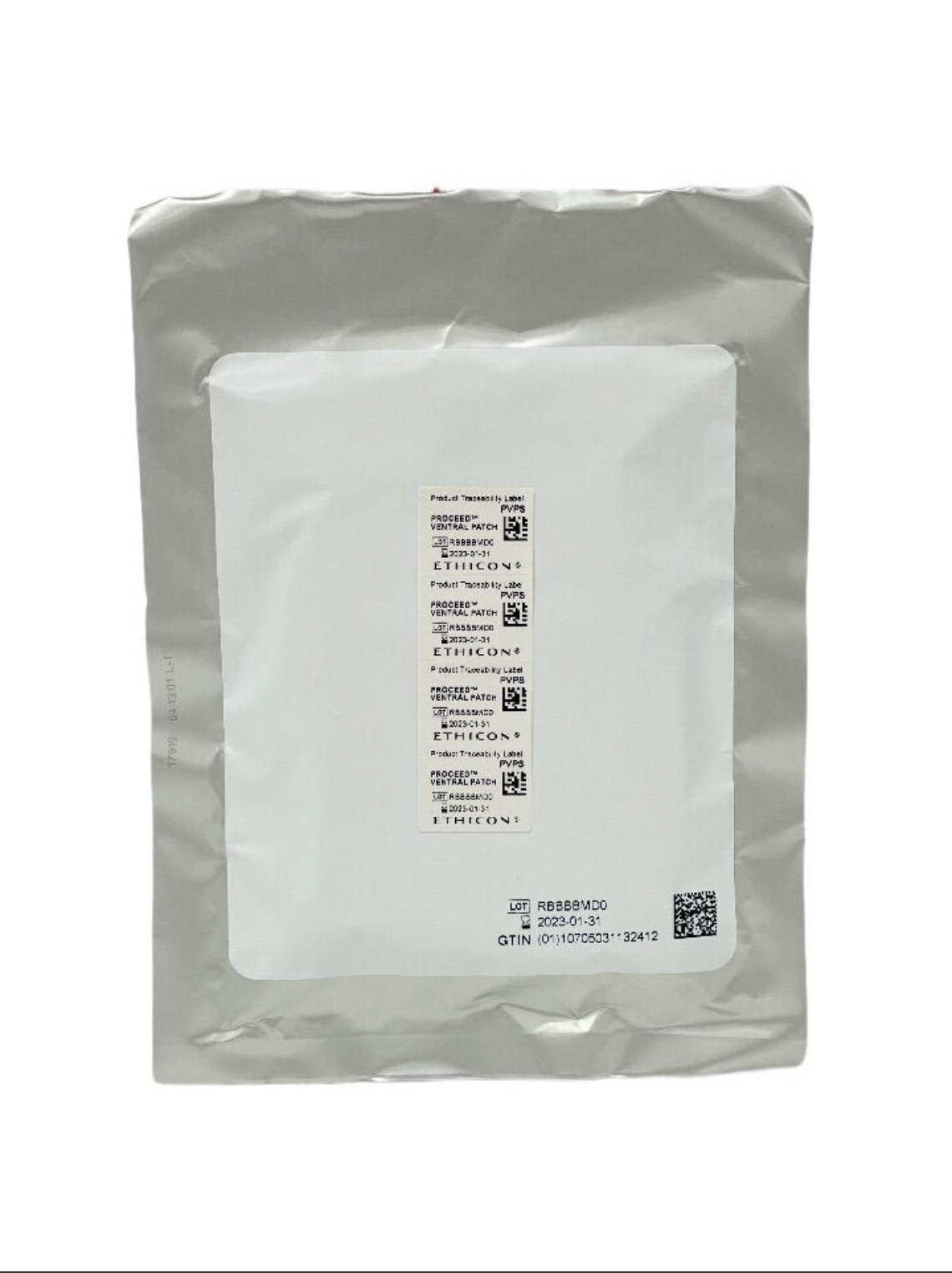 JOHNSON & JOHNSON PVPS PROCEED Ventral Patch 4.3cm x 4.3 cm EXP 2023 01