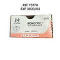 ETHICON Y377H MONOCRYL VIOLET MONOFILAMENT 27