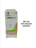 ETHICON 44T 0 (4.0 metric) 27" (70 cm) CHROMIC GUT EXP 2023 05 (26/BOX)