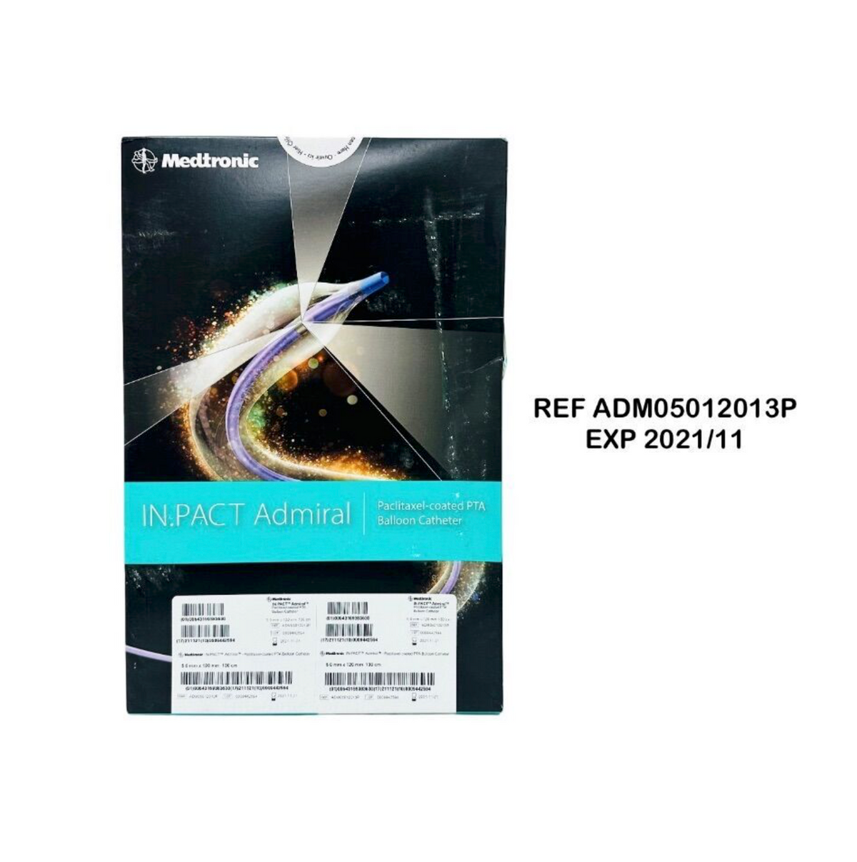 MEDTRONIC ADMO5012013P IN.PACT Admiral Paclitaxel coated PTA Balloon Catheter 5.0