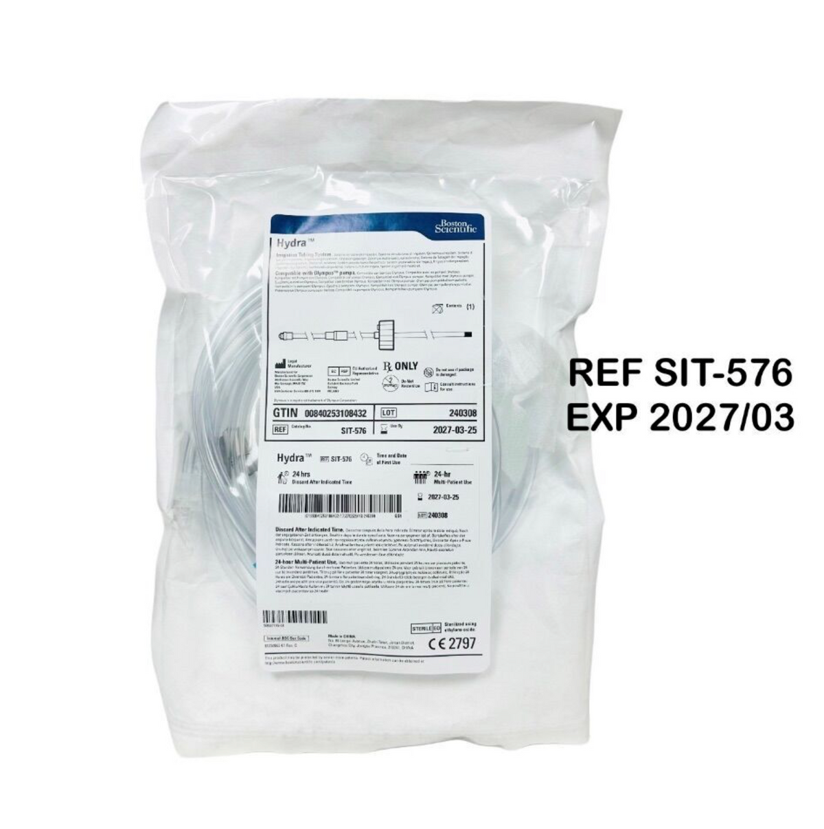 BOSTON SCIENTIFIC SIT-576 Hydra Irrigation Tubing System Compatible with Olympus pumps EXP 2027 03