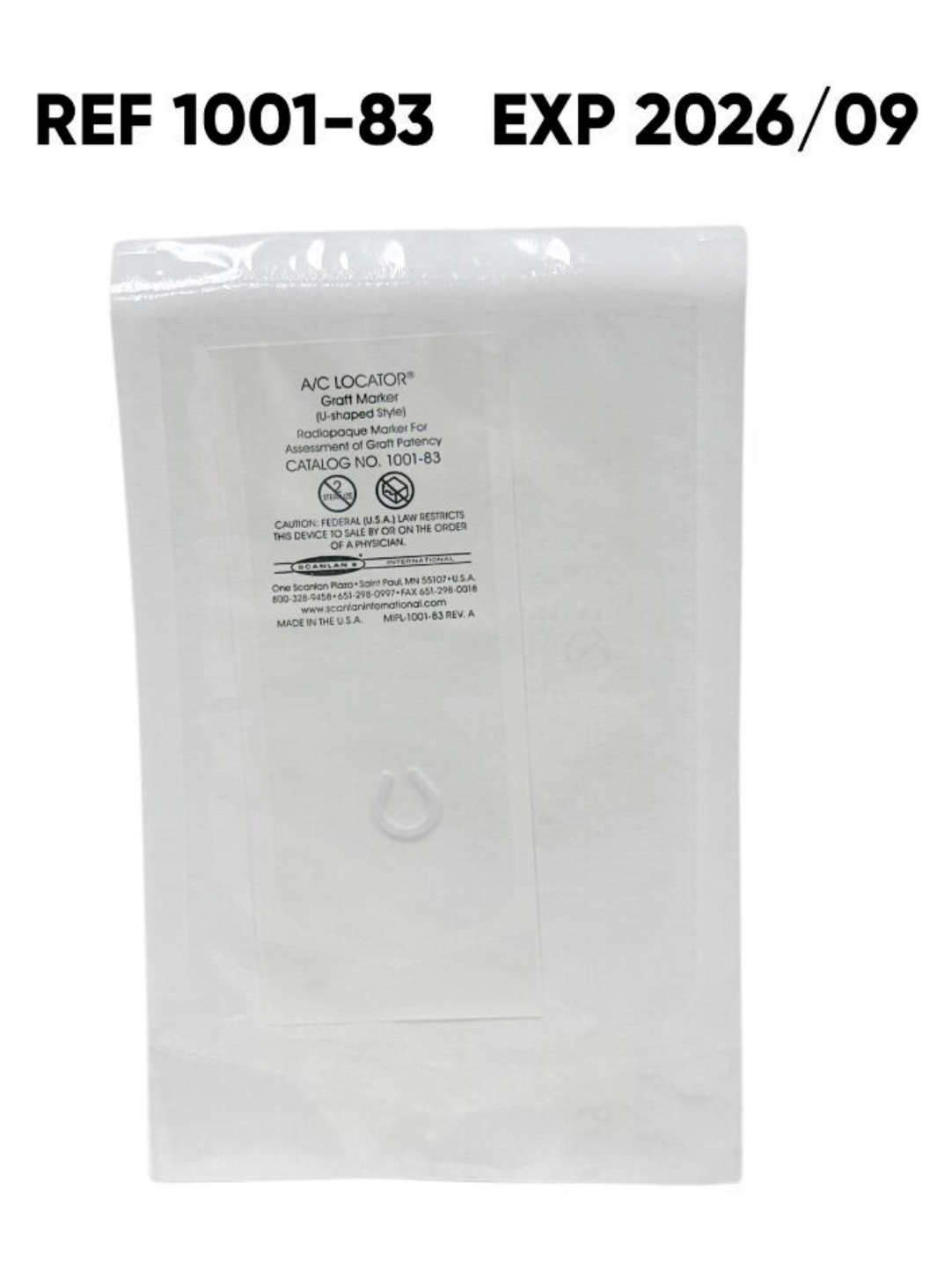 SCANLAN 1001-83 A/C LOCATOR Graft Marker EXP 2026 09