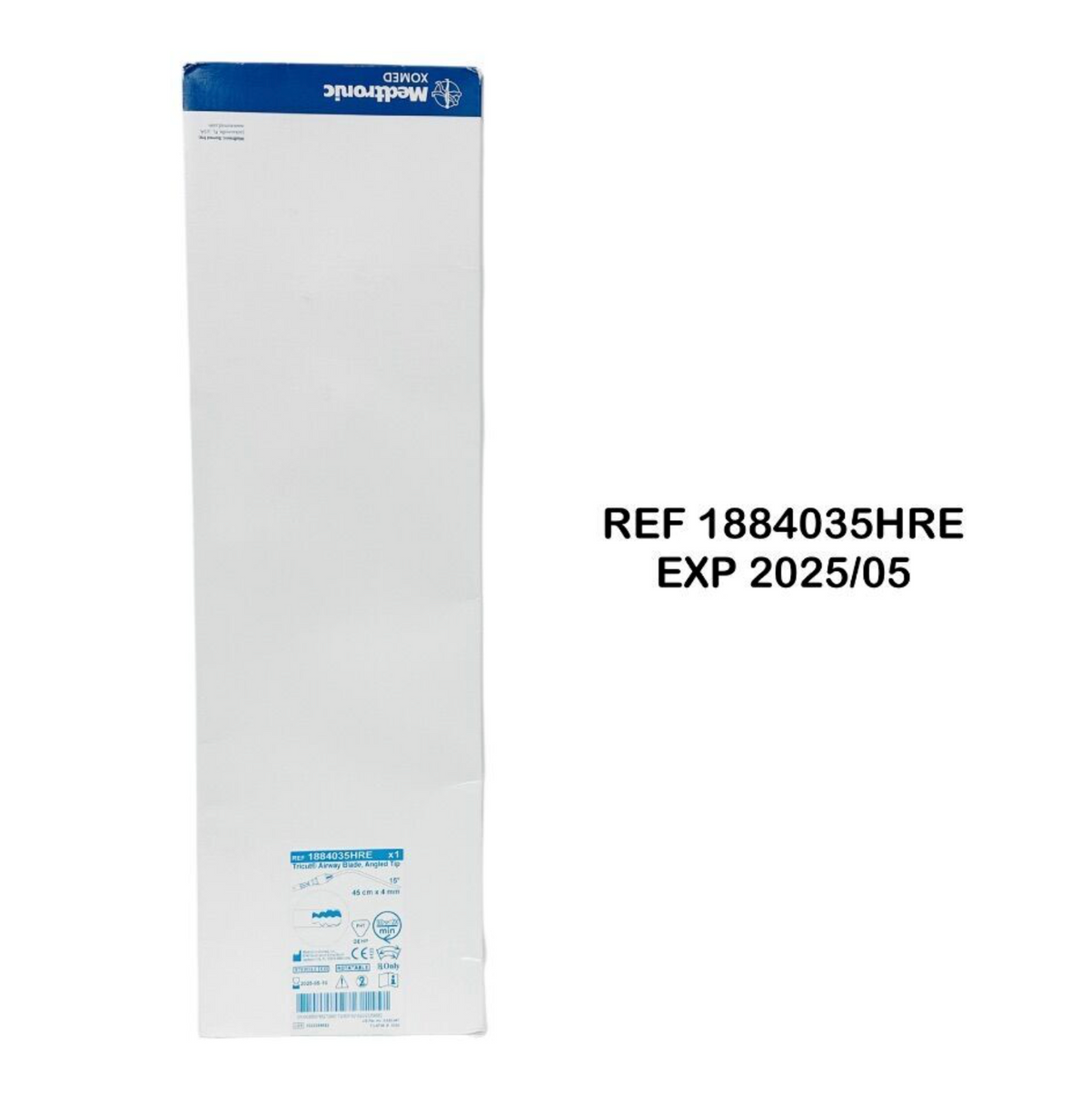 MEDTRONIC 1884035HRE Tricut Airway Blade Angled Tip 15 45 cm x 4 mm EXP 2025 05