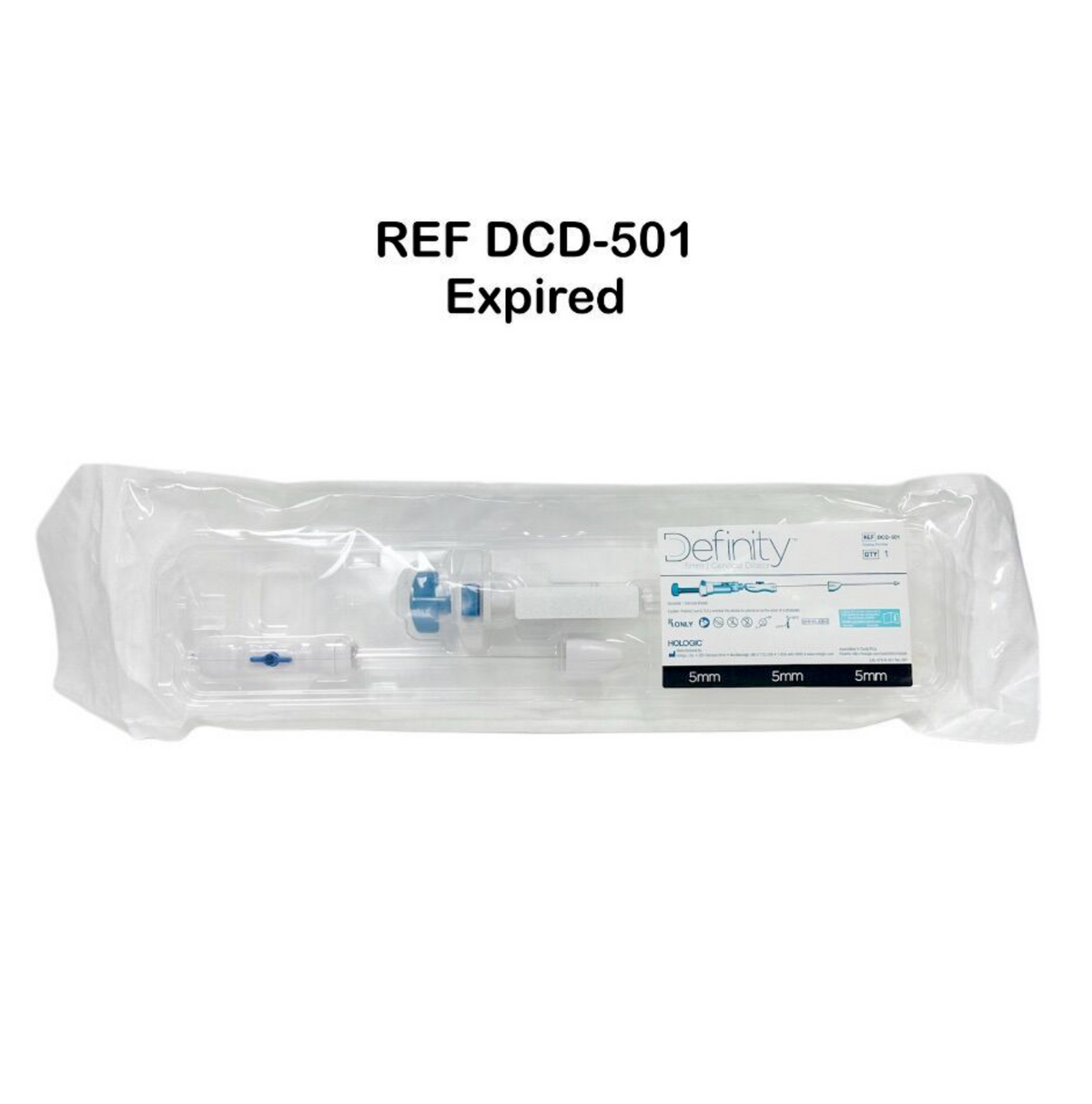 HOLOGIC DCD-501 Definity 5mm Cervical Dilator Expired