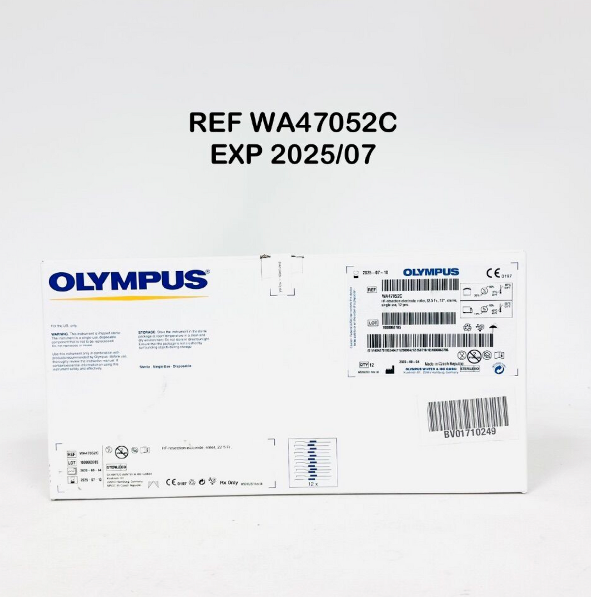 OLYMPUS WA47052C HF-resection electrode roller 22.5 Fr. 12  sterile single use 12 pcs. EXP 2025 07