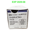 COVIDIEN 8886 8619-03 Umbilical Cotton Tape 1/8" x 30" White Pre-Cut 1 Dozen EXP 2029 08