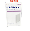 ETHICON 1973 Surgifoam Absorbable Gelatin Sponge Size 50 8cm x 6.25cm 4pk EXP 2025 09