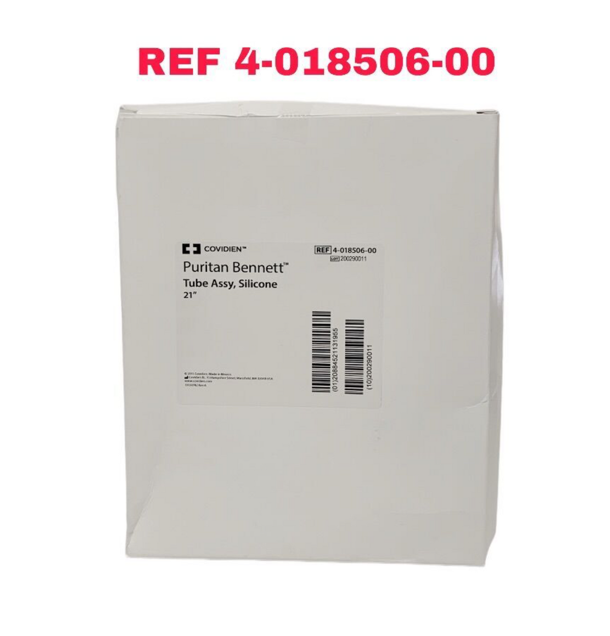 COVIDIEN 4-018506-00 Puritan Bennett Tube Assy Silicone 21"