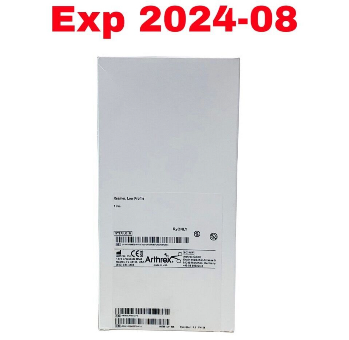 ARTHREX AR-1407LP Reamer Low Profile 7 mm EXP 2024 08