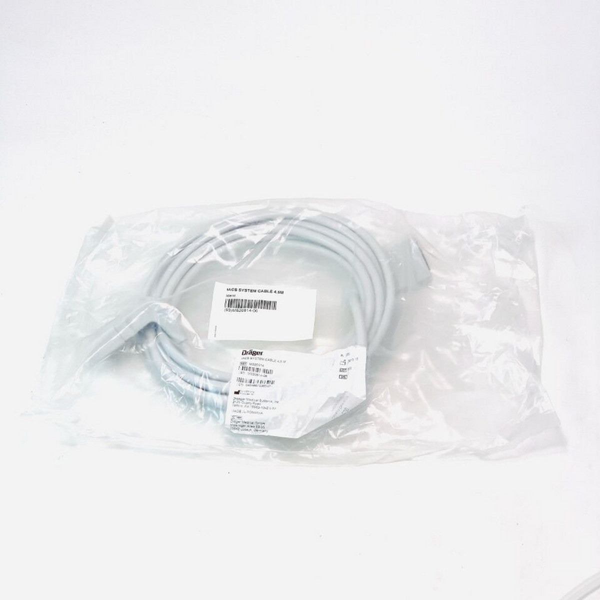 DRAGER -MEDICAL MS20614 IACS SYSTEM CABLE 4.5M IACS SYSTEM CABLE 4.5M