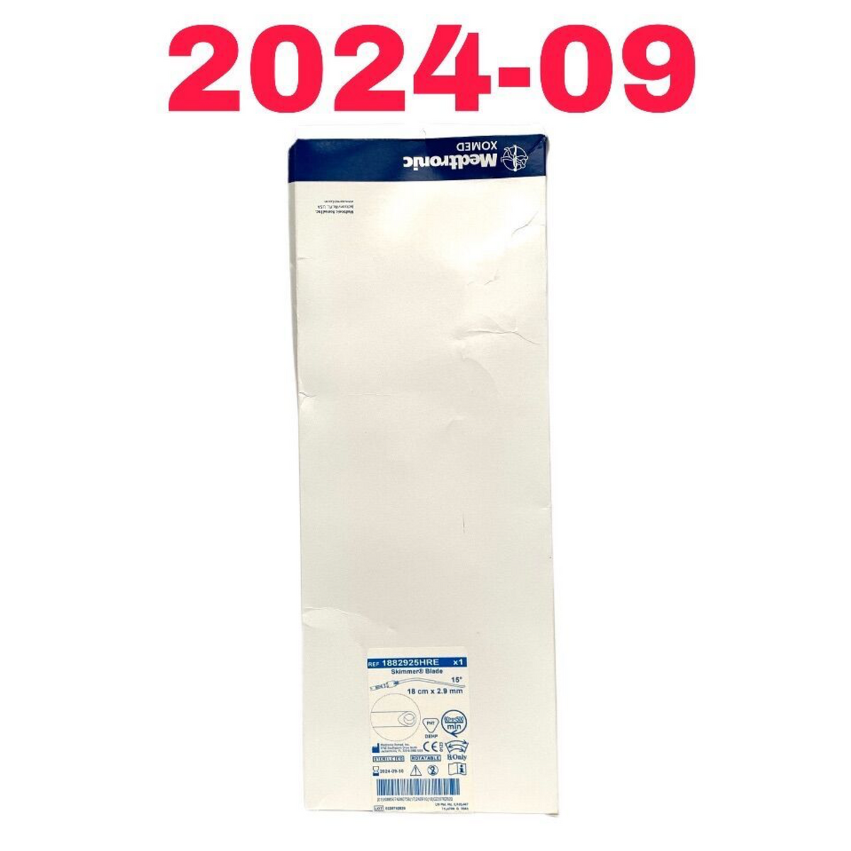 MEDTRONIC 1882925HRE Skimmer Blade 18 cm x 2.9 mm EXP 2024 09