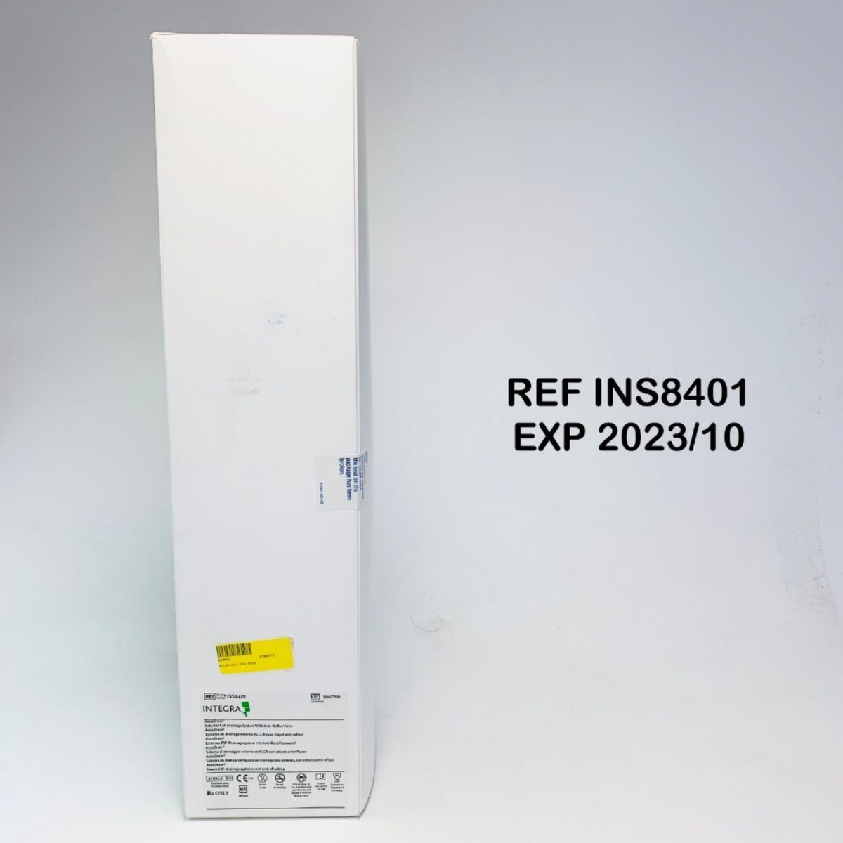 INTEGRA INS8401 AccuDrain External CSF Drainage System With Anti-Reflux Valve EXP 2023 10