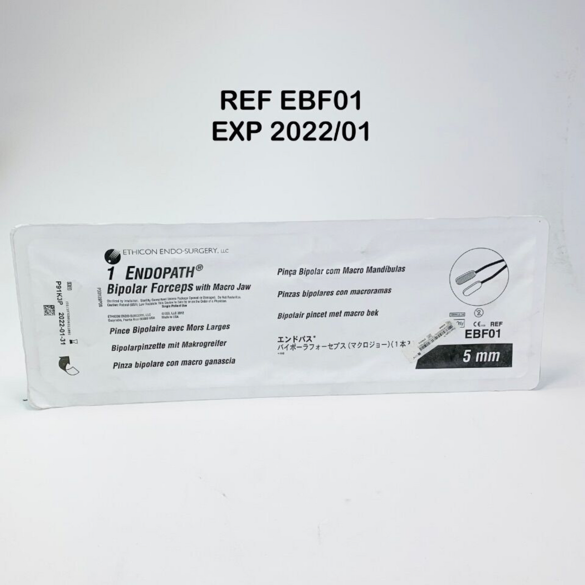 ETHICON EBF01 1 ENDOPATH Bipolar Forceps with Macro Jaw EXP 2022 01