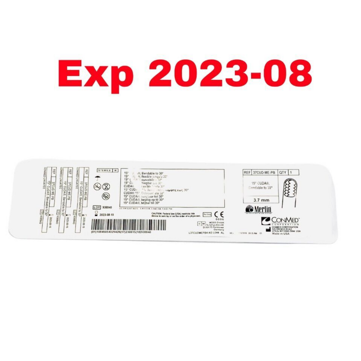 CONMED 37CUD-ME-PB 15 CUDA Bendable to 30 EXPIRED