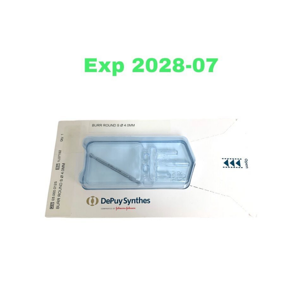 DEPUY SYNTHES 03.000.012S BURR ROUND S 4.0MM 2028 07