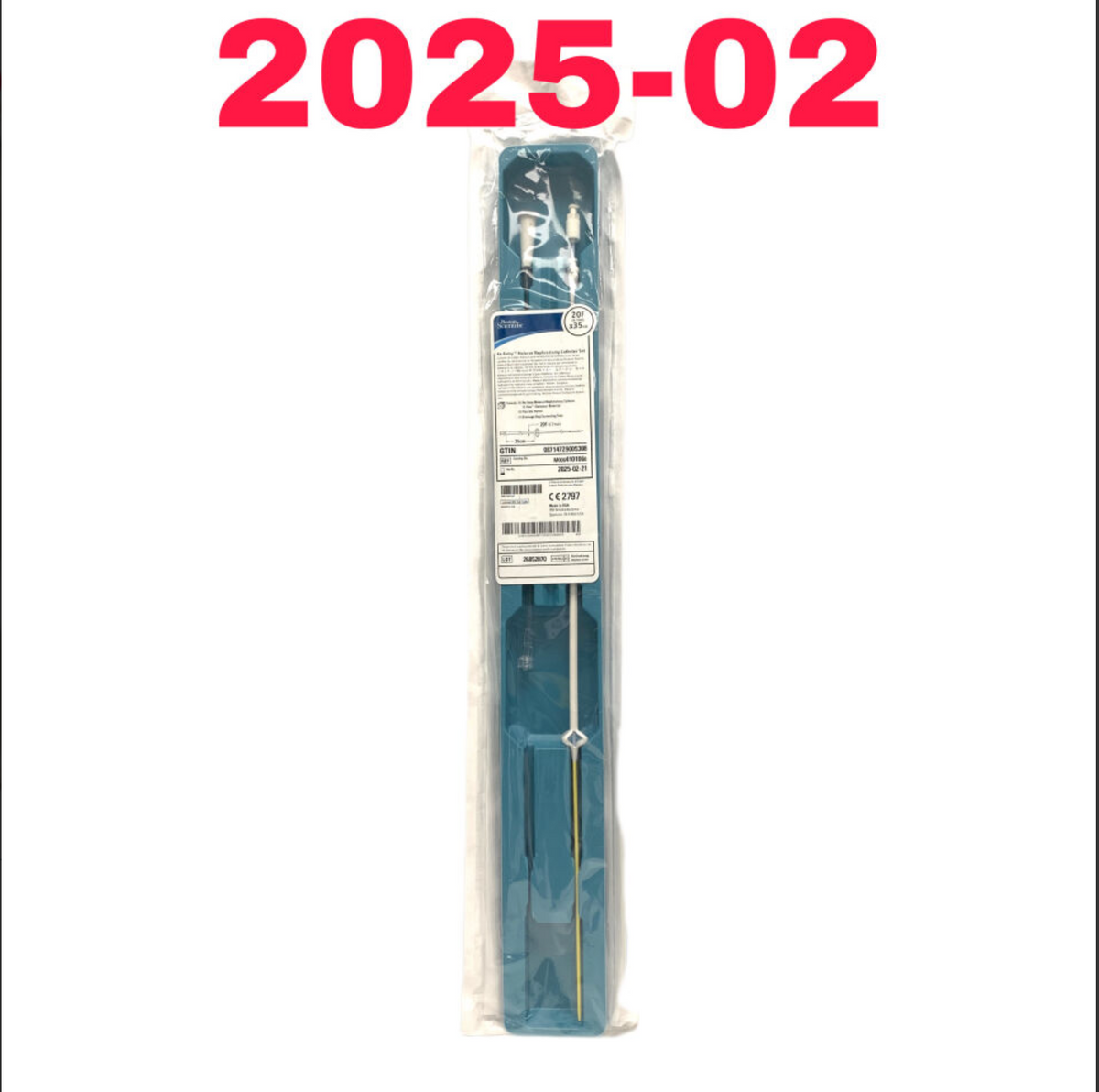 BOSTON SCIENTIFIC M0064101060 RE-ENTRY MALECOT NEPHROSTOMY CATHETER SET EXP 2025 02
