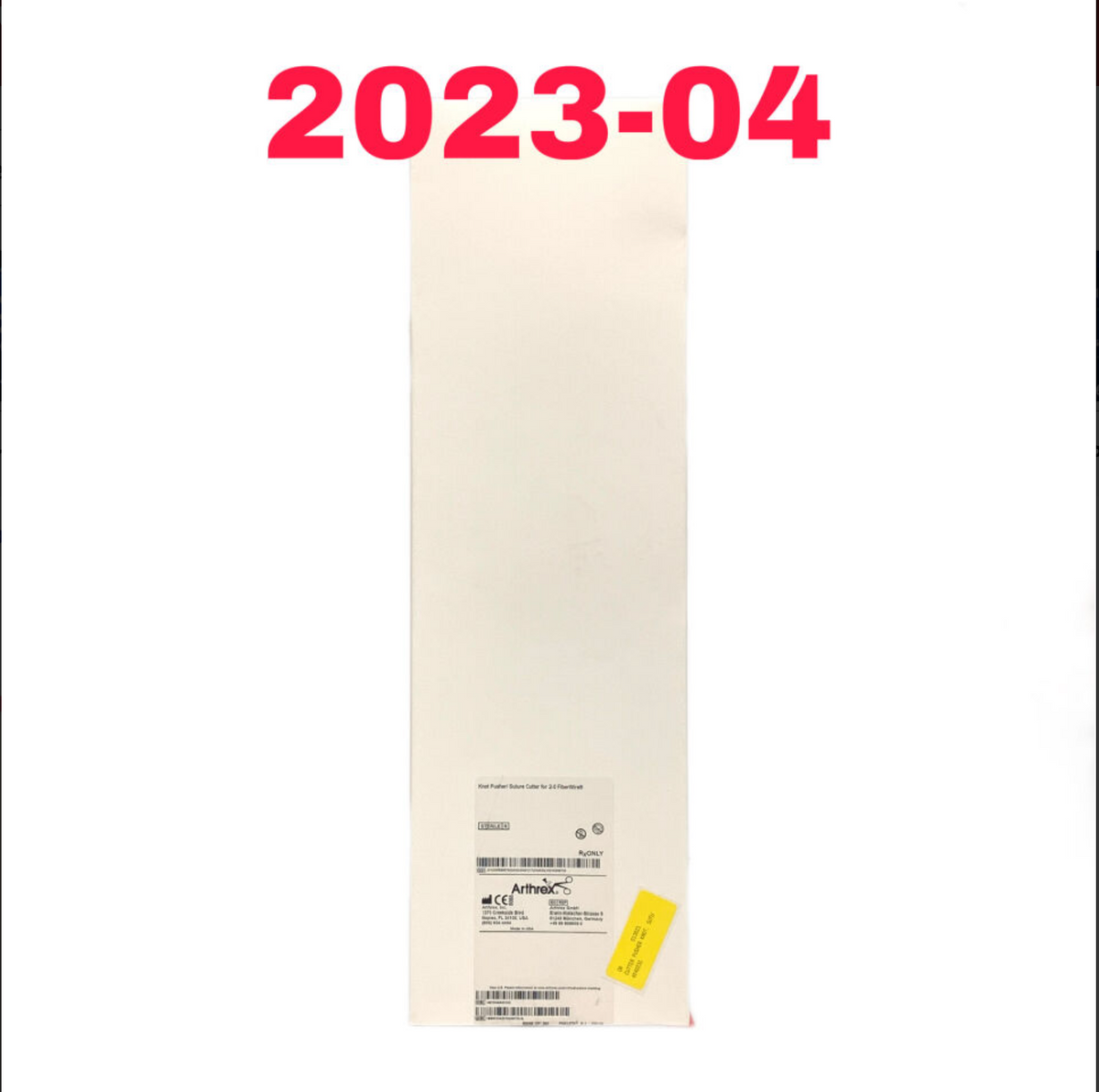 ARTHREX AR-4515 KNOT PUSHER/SUTURE CUTTER FOR 2-0 FIBERWIRE EXP 2023 04