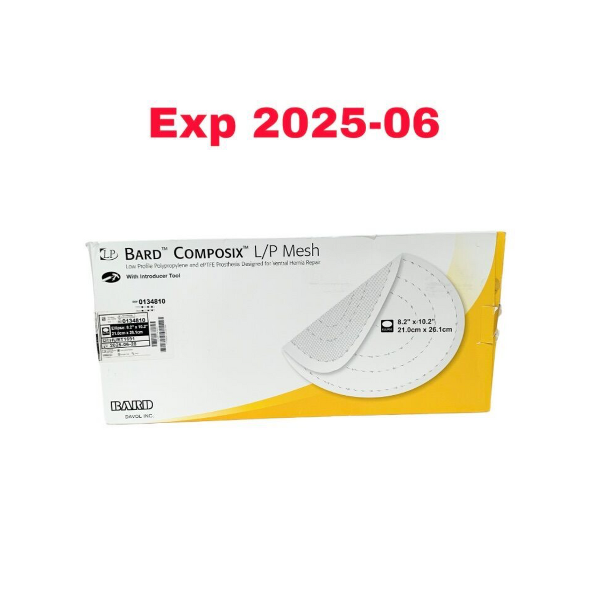 BARD 0134810 COMPOSIX L/P Mesh EXPIRED