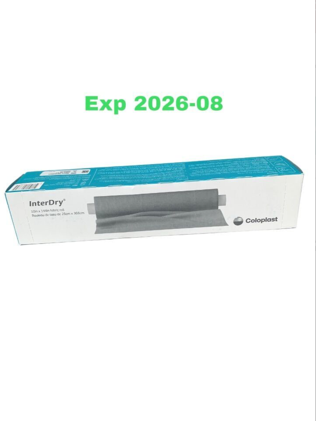 COLOPLAST 7910 InterDry 10in x 144in fabric roll EXP 2026 08