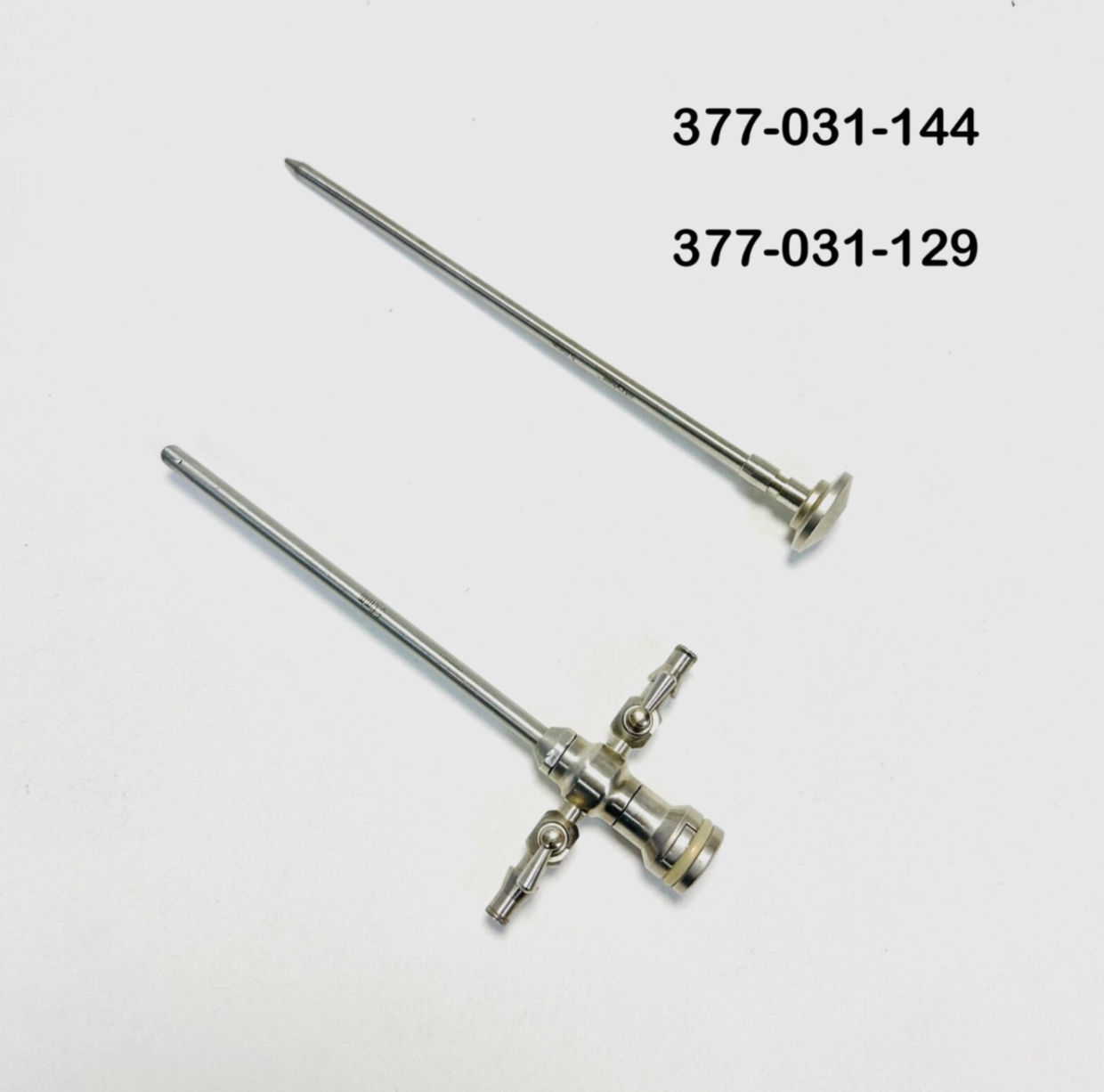 STRYKER 377-031-144 Cannula 2 Rotating Stopcocks With 377-031-129 Obturator 5mm