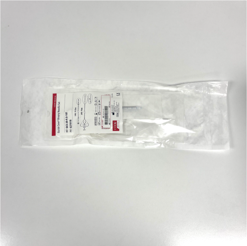 COOK G27018 QUICK-CORE BIOPSY NEEDLE SET 20G X 9CM, EXP 2022-12