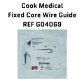 COOK MEDICAL G04069 Fixed Core Wire Guide Safe-T-J Curved 35" X 80cm X 3mm EXP 2022 12