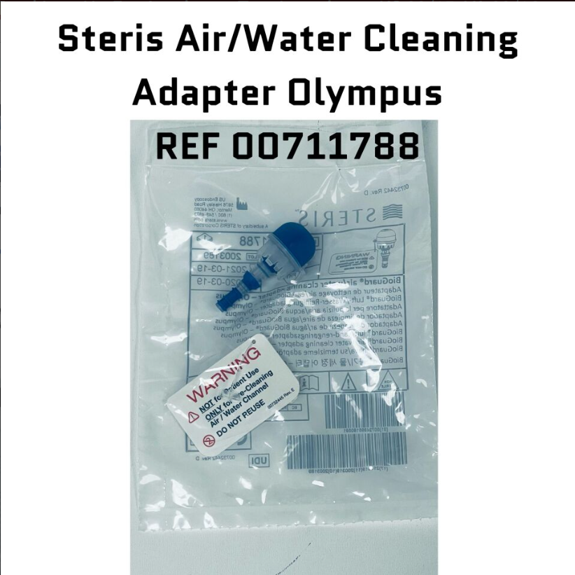 STERIS 00711788 BioGuard Air/Water Cleaning Adapter â Olympus, EXP 2021 03 (LOT OF 50)