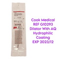 COOK MEDICAL G10293 Dilator With AQ Hydrophilic Coating EXP 2023 12