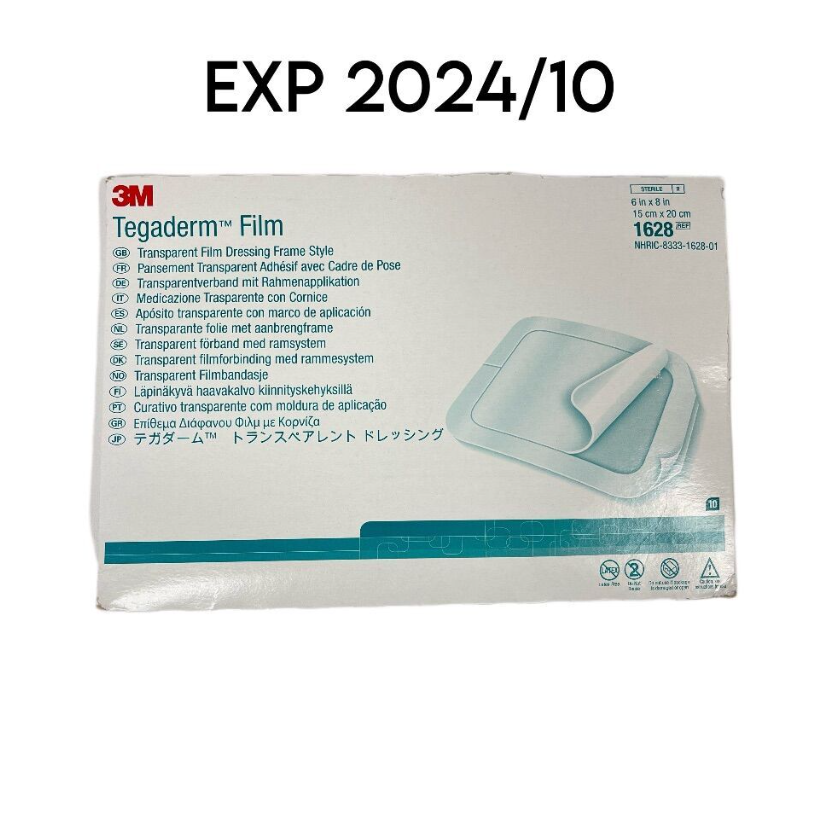 3M 1628 TEGADERM Film Dressing Frame Style EXP 2024 10