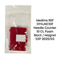 MEDLINE  DYNJNCIOF Needle Counter 10 Ct. Foam Block / Magnet EXP 2025 03 (LOT OF 14)